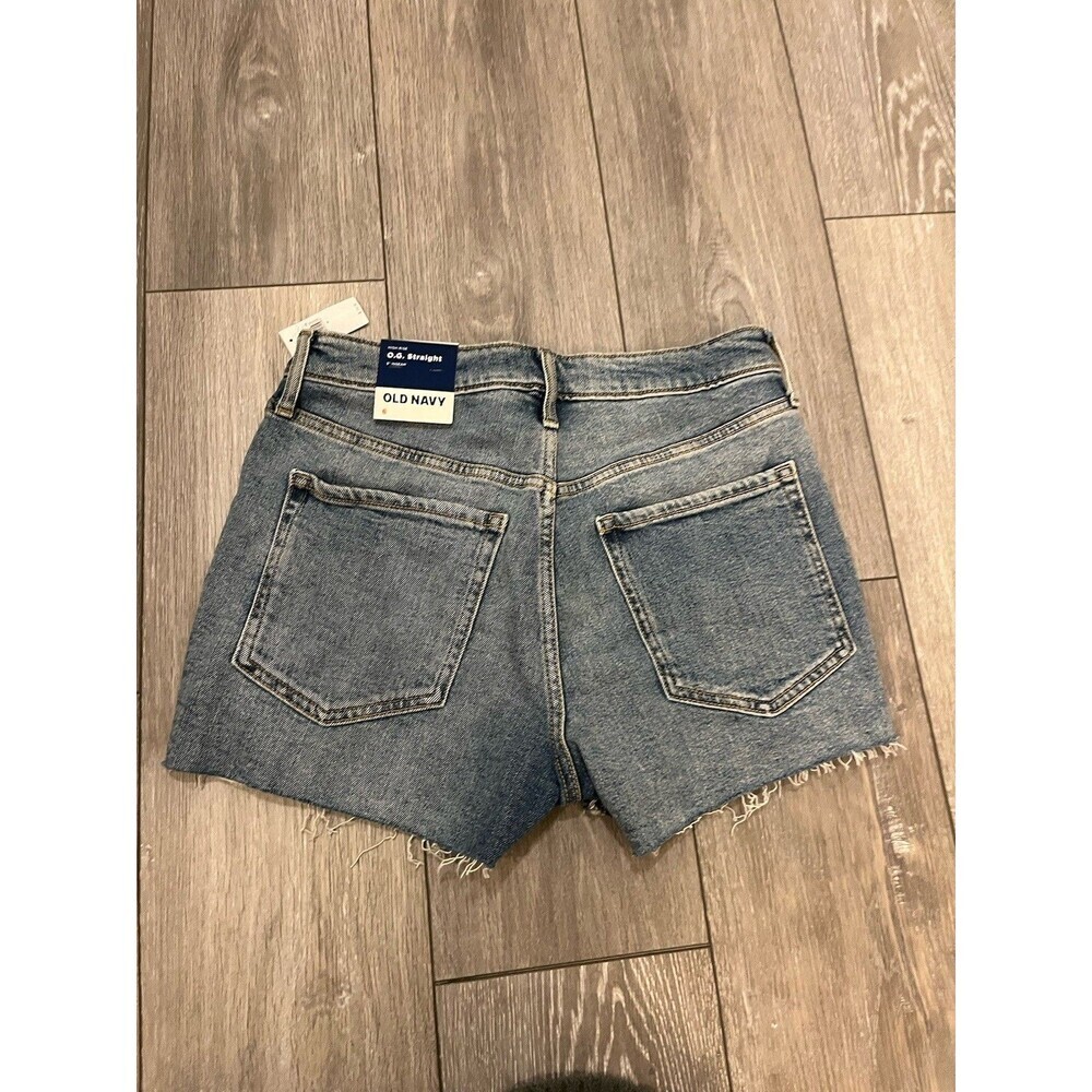 Old navy Denim Jean Shorts Distressed Size 6 - Picture 7 of 13